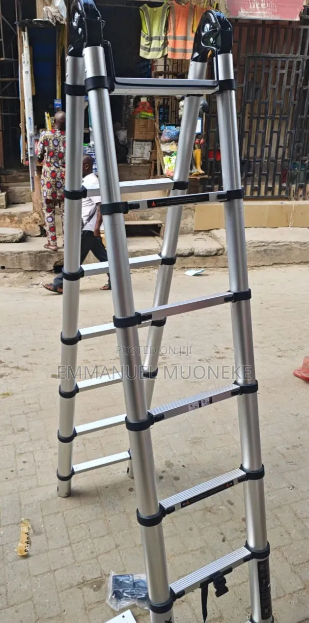 Double-Sided Telescoping Aluminum Multi-Purpose Ladder
