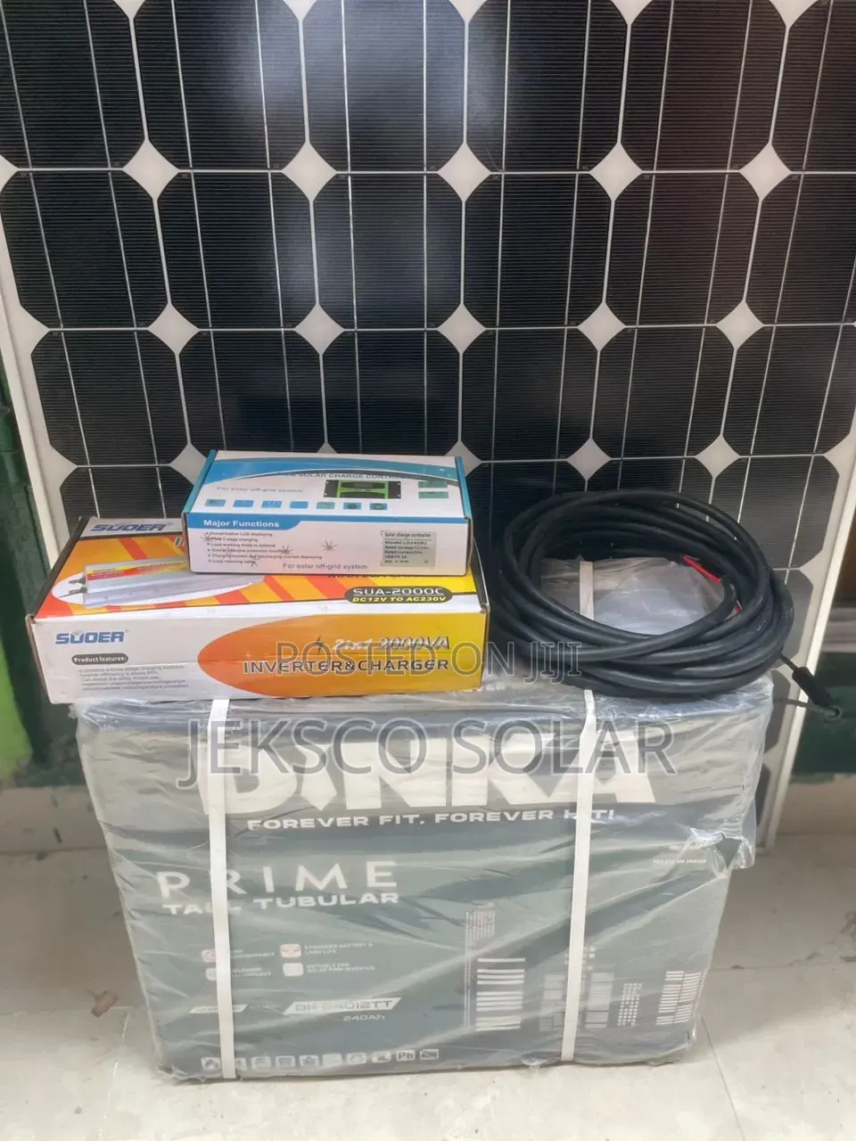 Mini Solar Setup System, Tubular Battery, Inverter, Panels, Controller