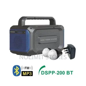Duravolt DSPP-200bt Solar Power Station Bluetooth Speaker – 200w