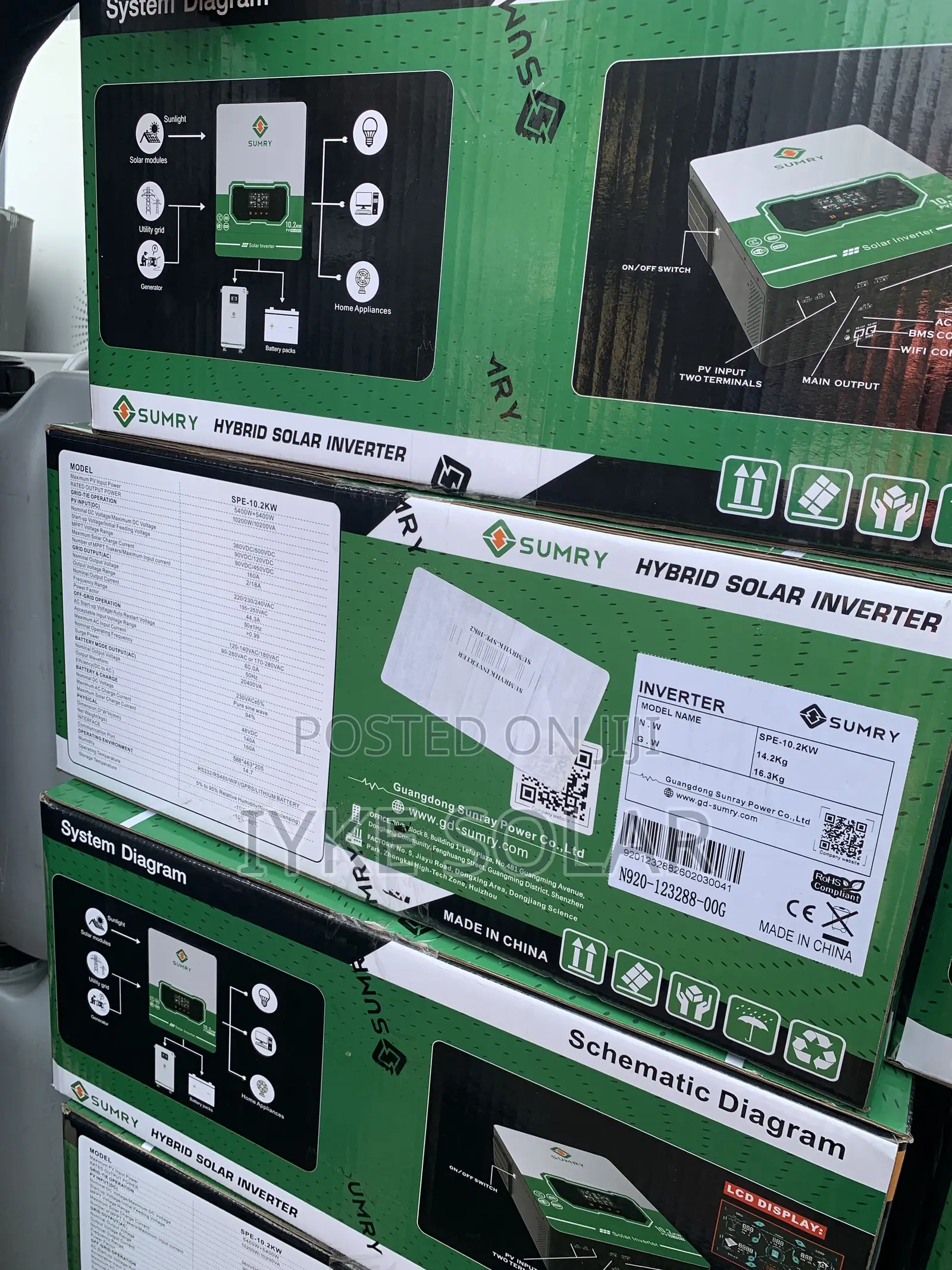 10kva 48v Sumry Hybrid Inverter