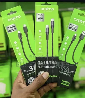 Original Oraimo Plusline Usb-C to Usb-C Fast Charging Cable 3a