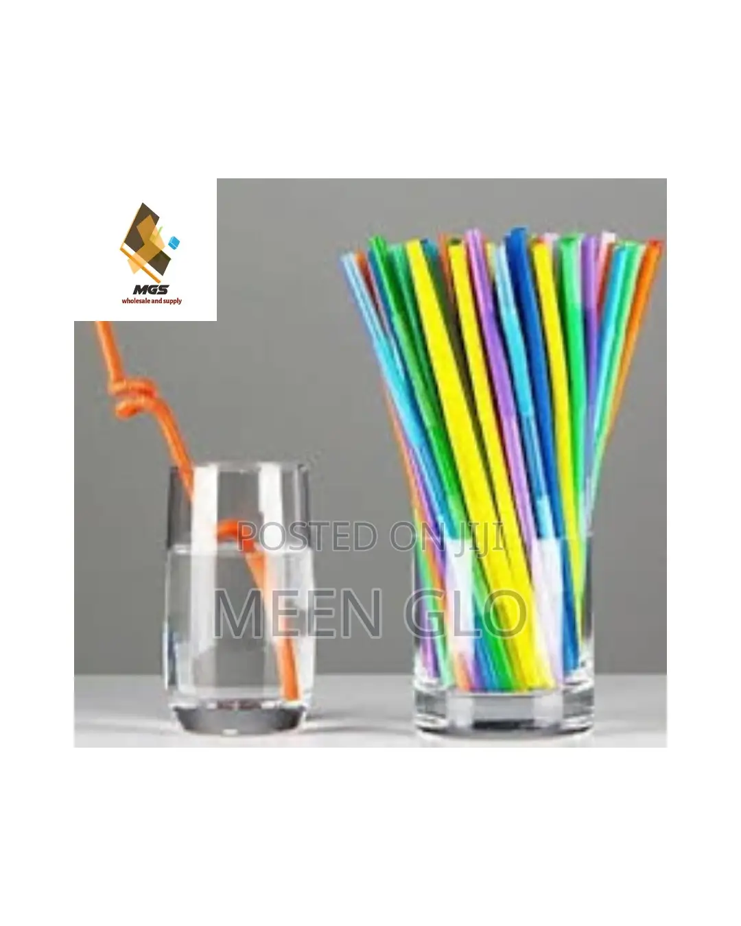 Disposable Bendable Colored Drinking Straw