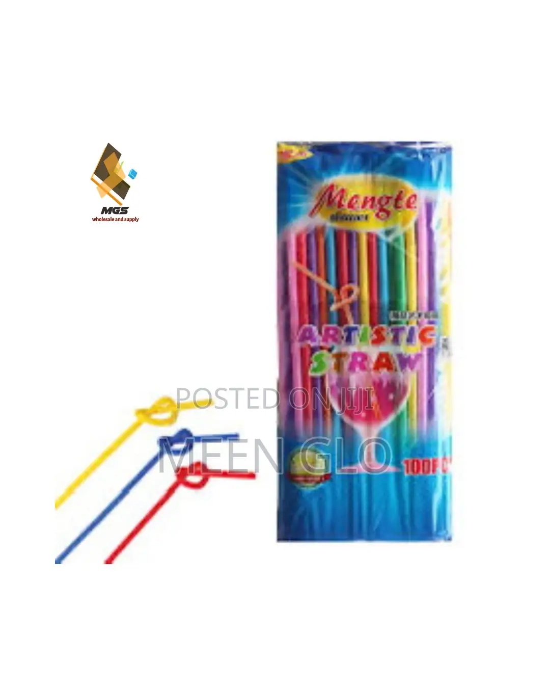 Disposable Bendable Colored Drinking Straw