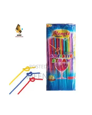 Disposable Bendable Colored Drinking Straw