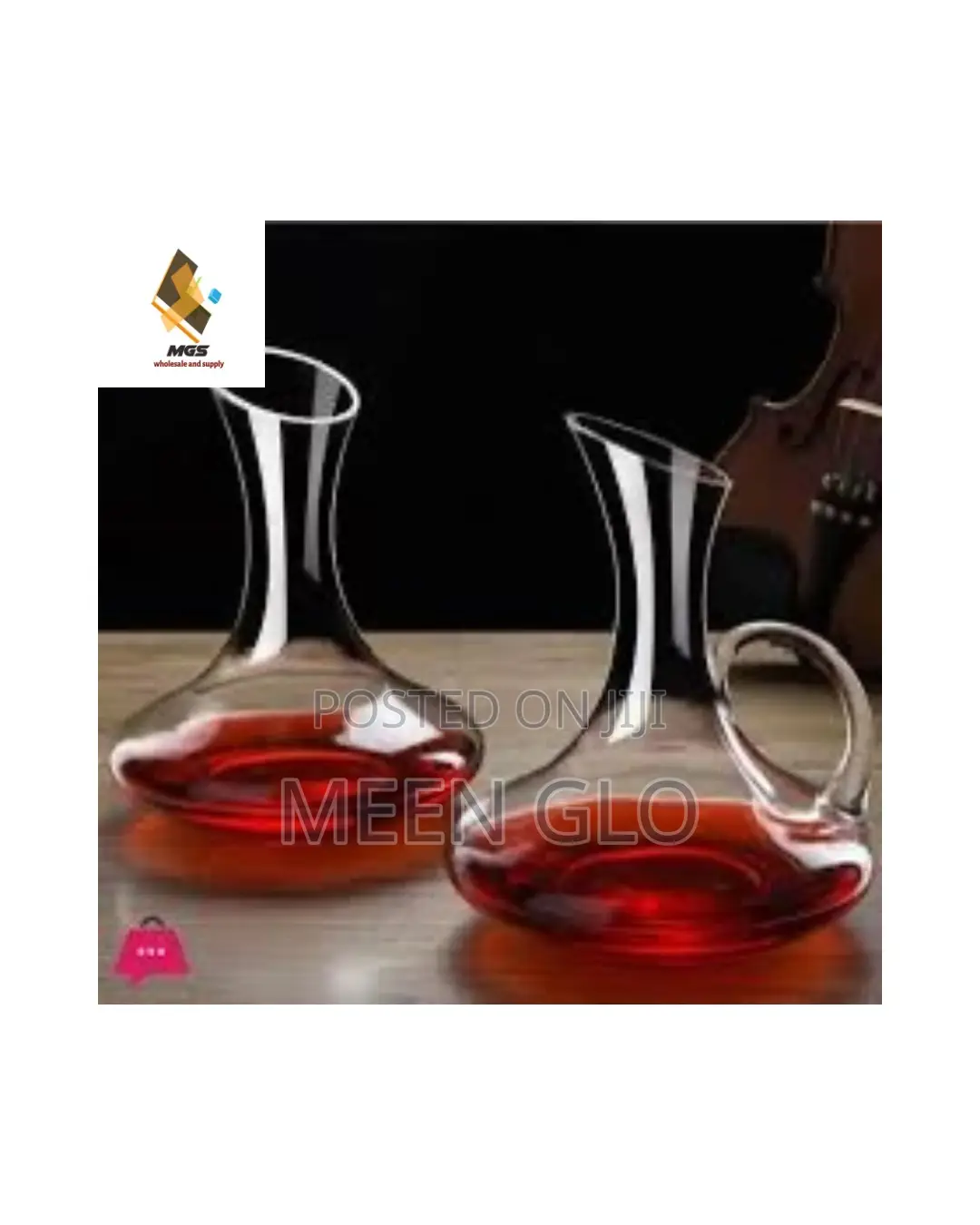 Unique Wine Decanter With Handle
