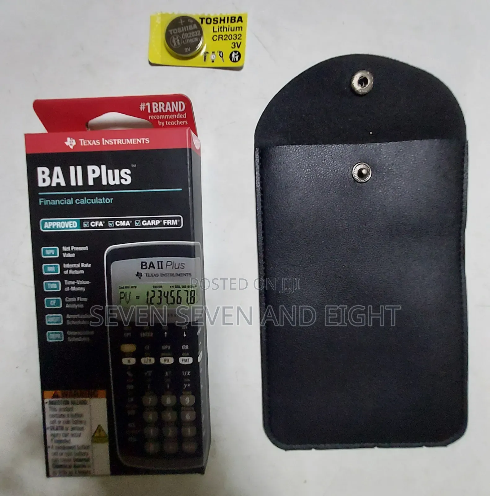 Ba Ii Plus Calculator for Cfa + Pouch+ Extra Battery(48 Hours Promo)