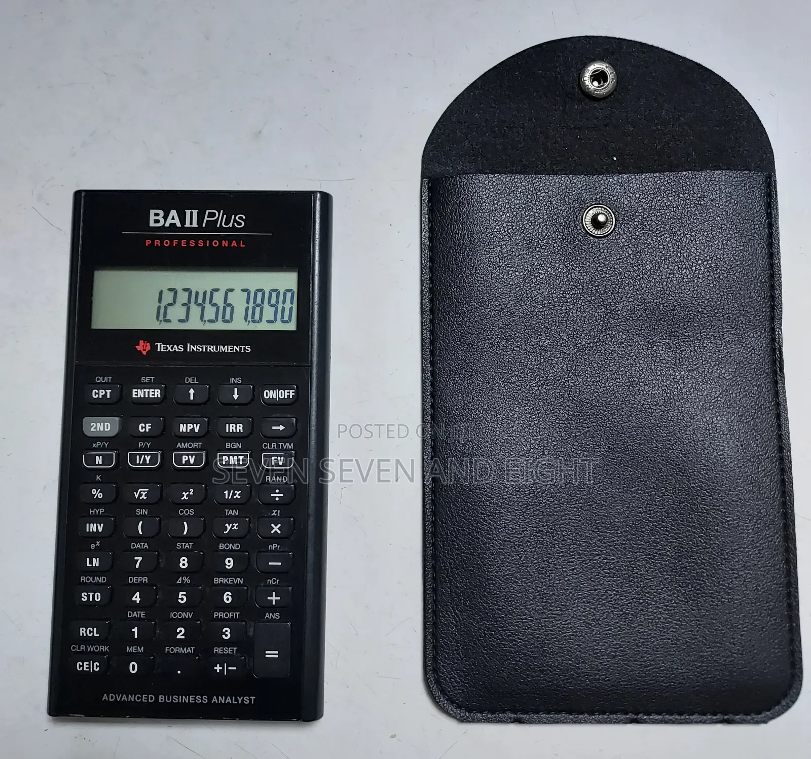 Ba Ii Plus Professional Calculator + Free Pouch