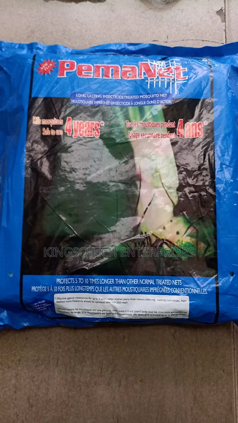 Treated Mosquito Net