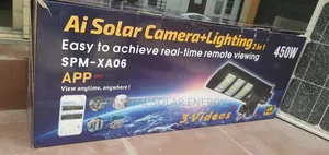 3in1 3 Lens View Solar Camera With Street Light 4g With Resolution