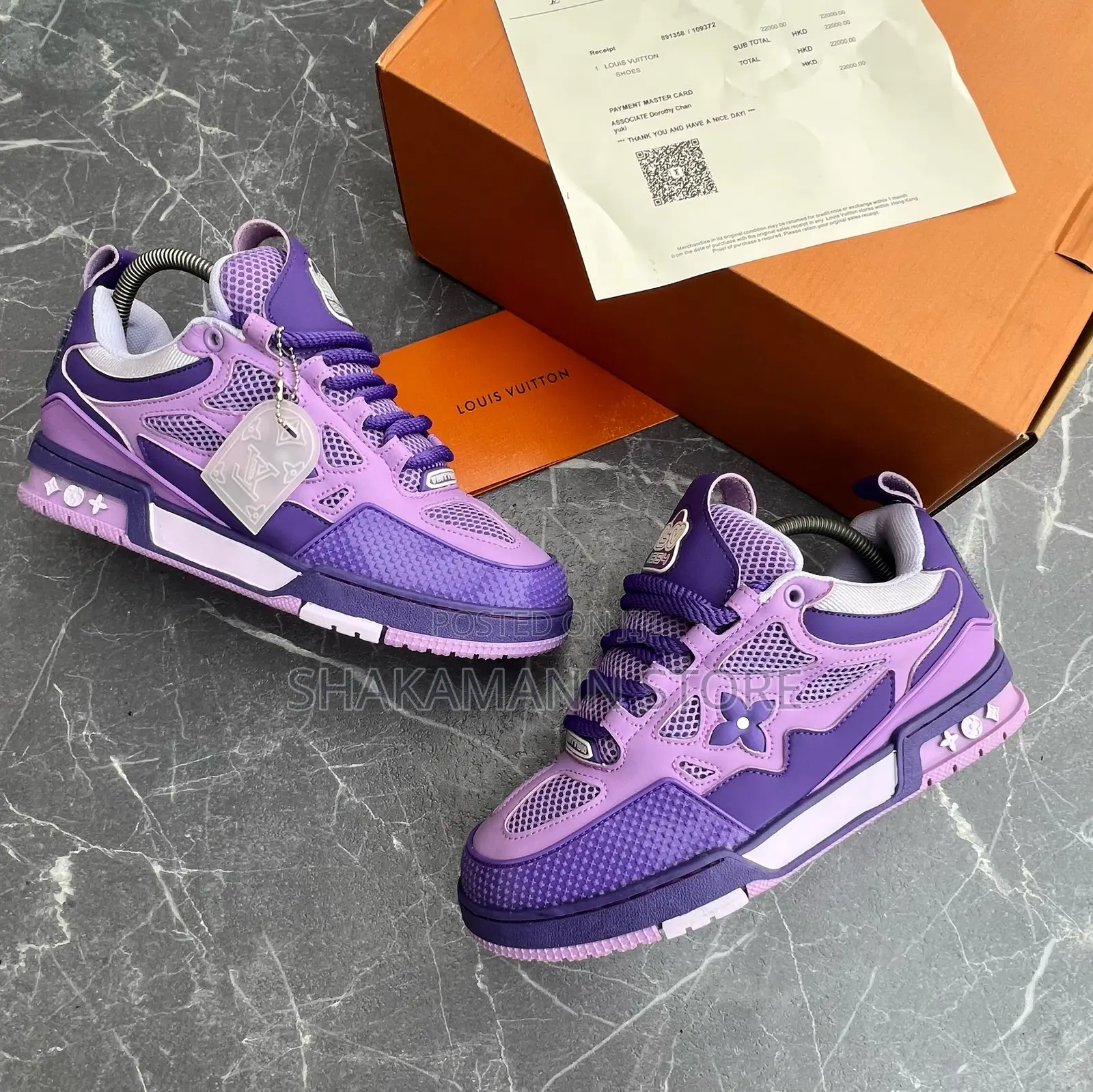 Original Louis Vuitton Purple SNKS