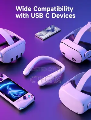Jsaux Hanging Neck Power Bank for Meta Quest 3s/3/2, 10000mah Charger