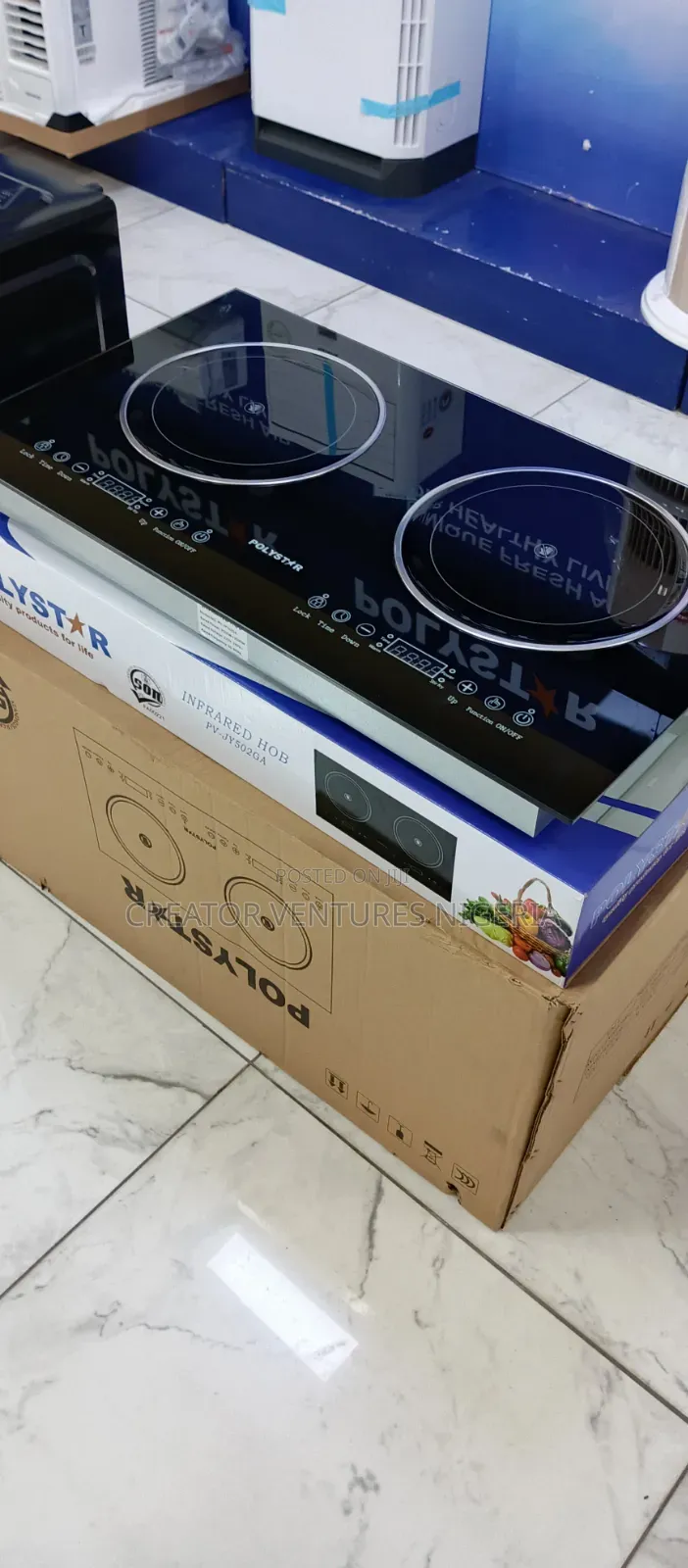 Infrared Hob,Polystar Fast Heater Double Faces,Low Consumption.