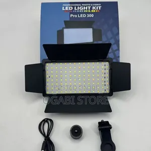 Pro Led 300 Video Photography Light Kit