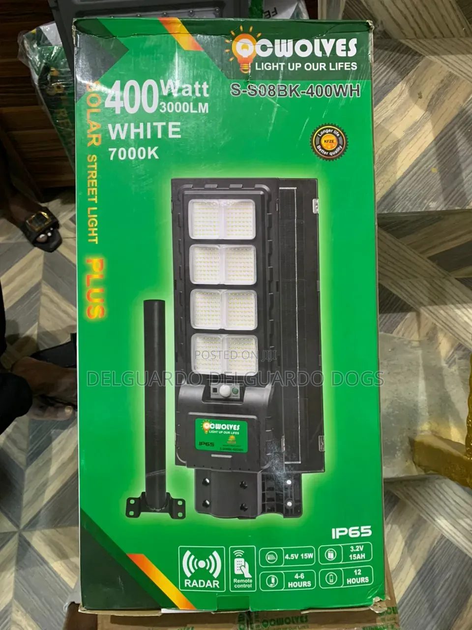 400w Qcwolves Solar Street Lights