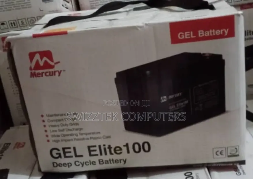 Mercury Elite 100 Gel Battery
