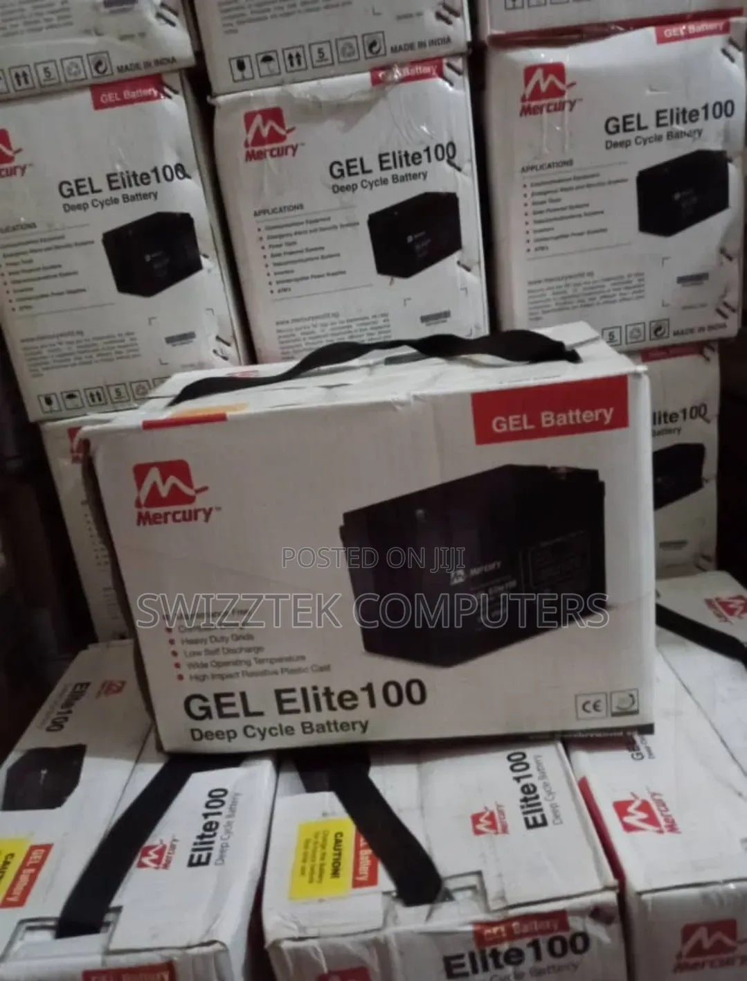 Mercury Elite 100 Gel Battery