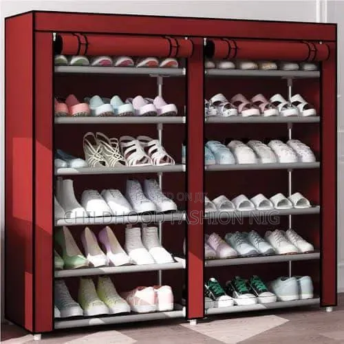 Two Sided Multilayered Shoe Rack