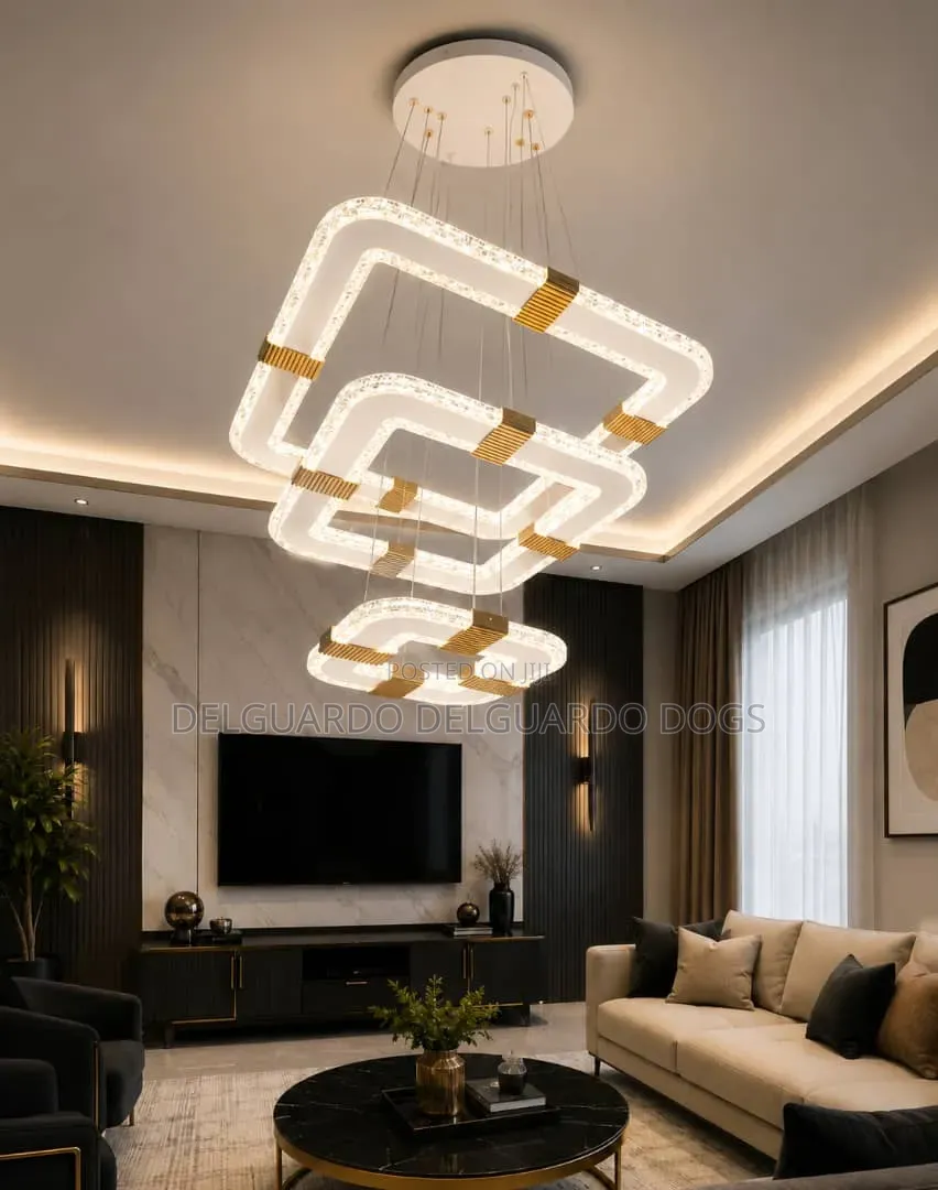 3 Ring Chandelier Available