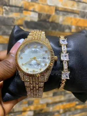 Lady's Rolex Watch With Bangle