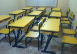 Dealer On Student's Desk And Chair (Double Seater)