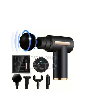 Handled Fascia Massage Gun for Muscle Relaxation, 4 Heads