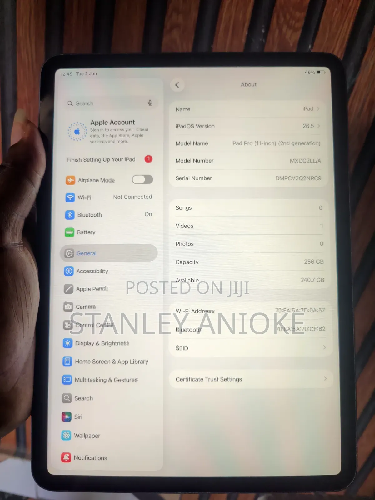 Apple iPad Pro 11 (2020) 256 GB Gray