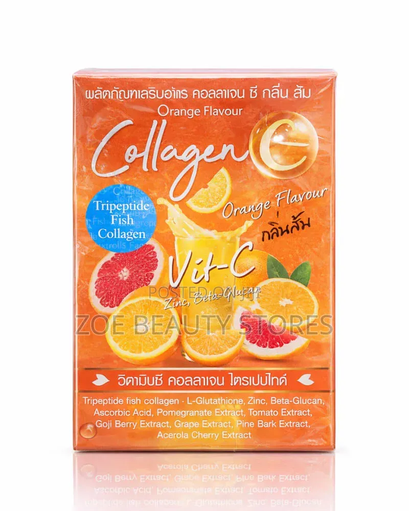 Collagen C Vitamin C + Fish Collagen Supplement (Orange Flavour)