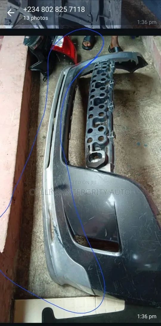 Empty Bumper Ford Edge 2012