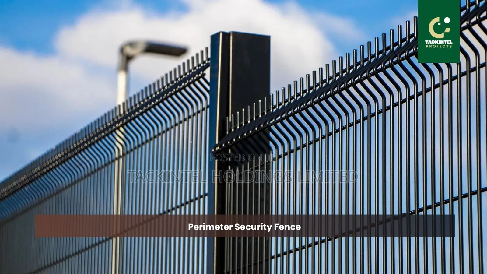 Perimeter Security Fence With 9ft Length