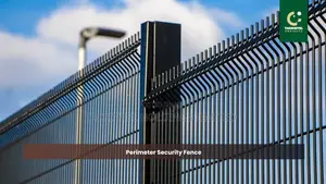 Perimeter Security Fence With 9ft Length
