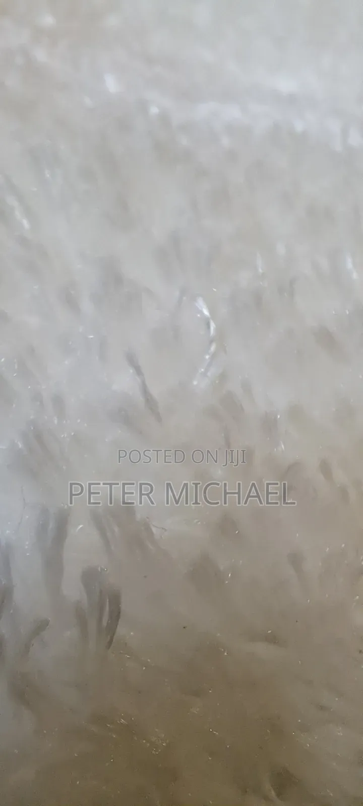 White Fluffy Plush Rug