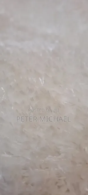 White Fluffy Plush Rug