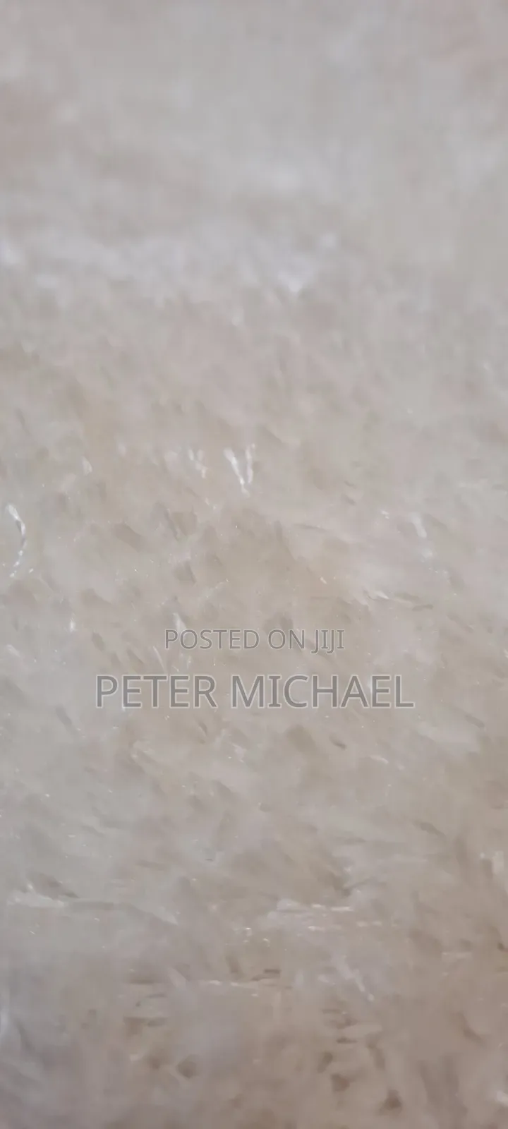 White Fluffy Plush Rug