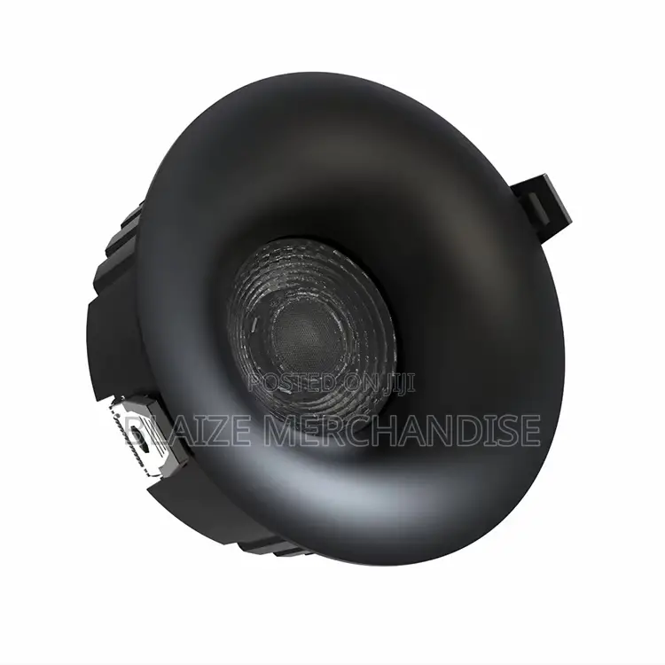 Black White Embedded Ceiling Down Light 3cct Indoor Cob Led Spotlights