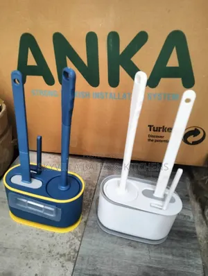 ​3-in-1 Multifunctional Toilet Brush and Holder Set – Wall-Mounted