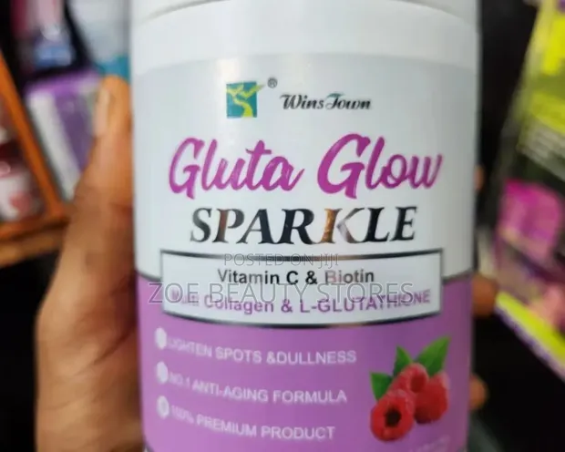 Winstown Gluta Glow Sparkle  Vitamin C, Biotin L-Glutathione for sale -  Zoe Beauty Stores  Price:  13,000 on Jiji.ng [Lekki]