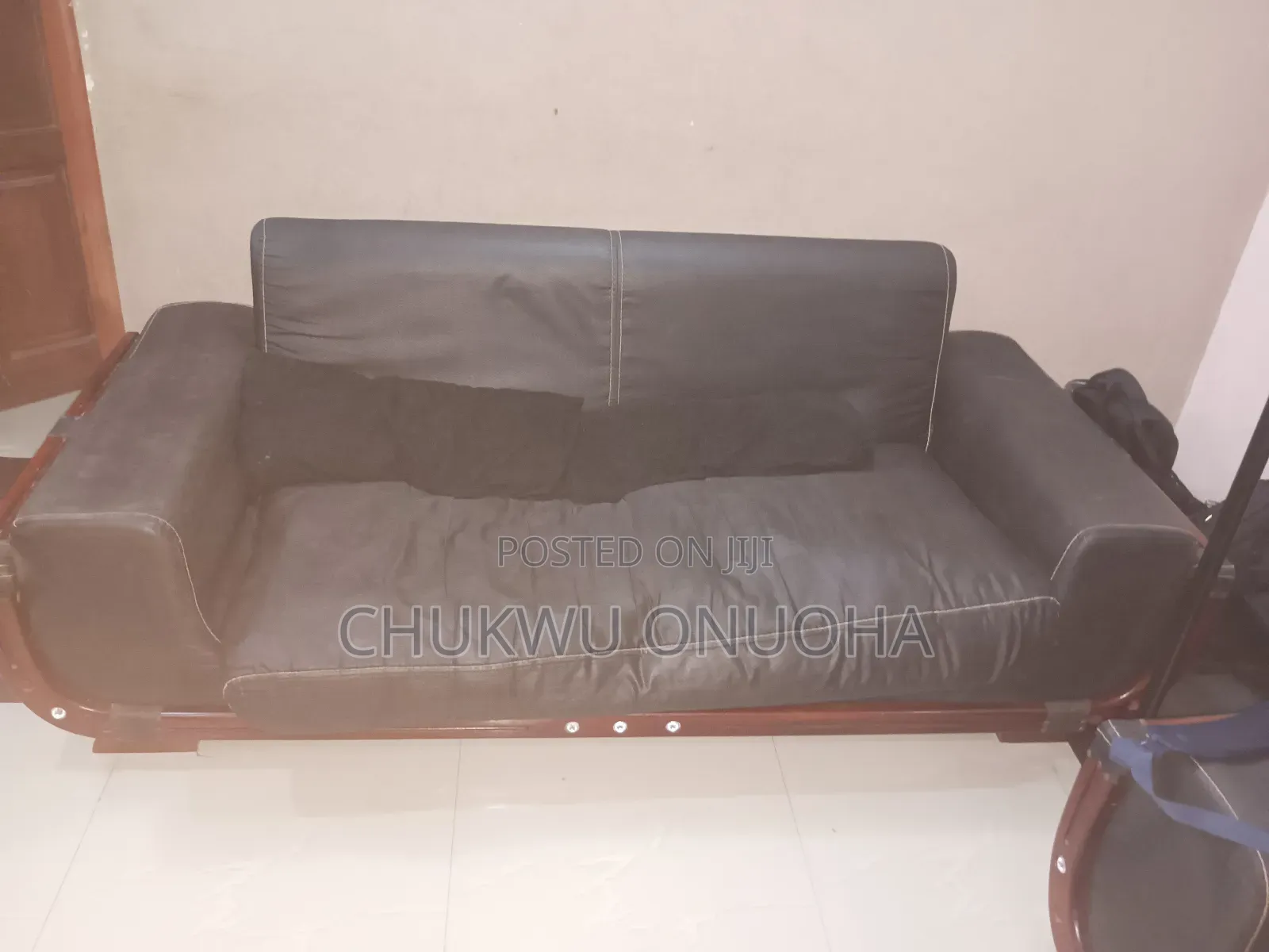 Leather Chair Set