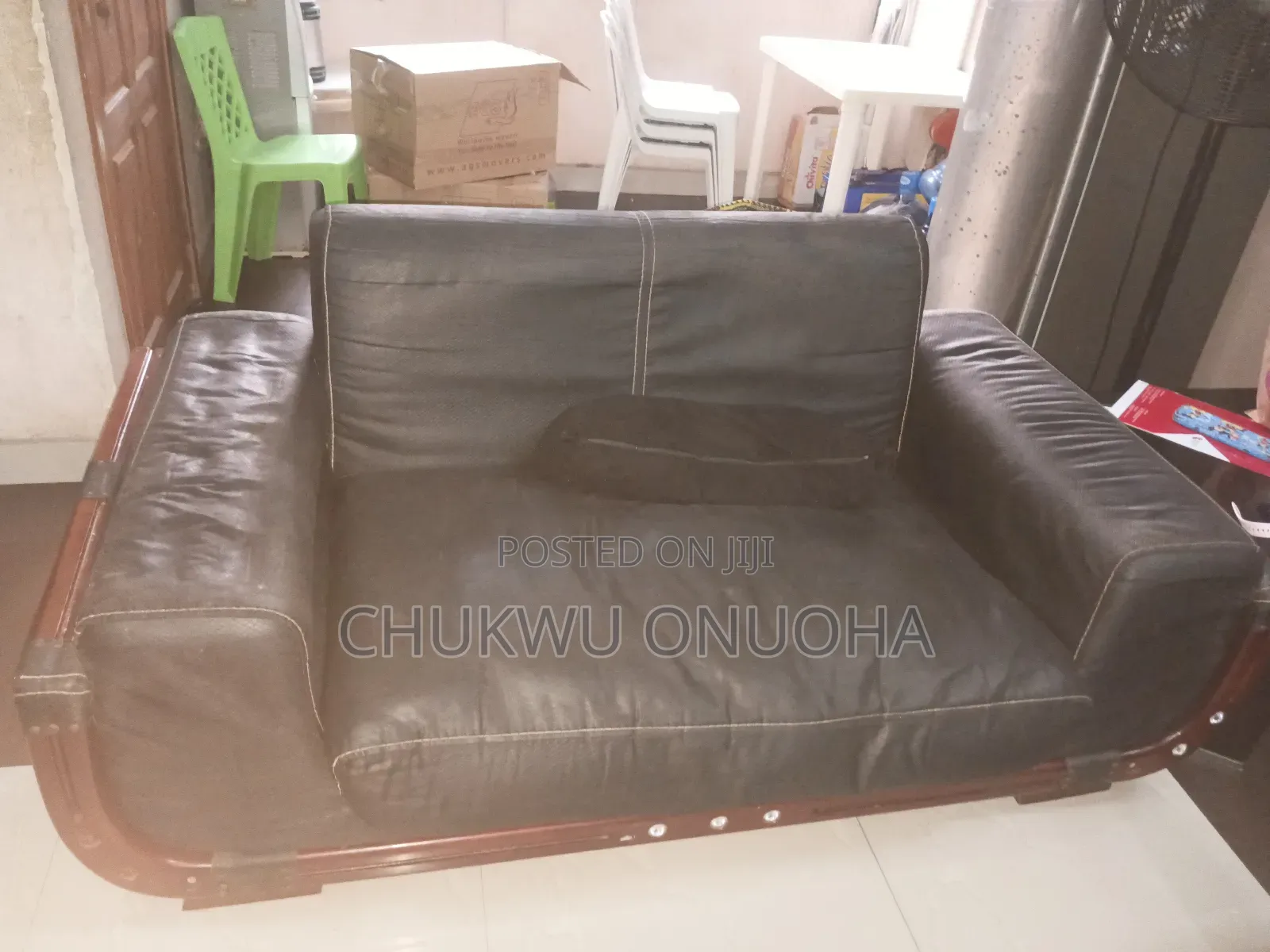 Leather Chair Set