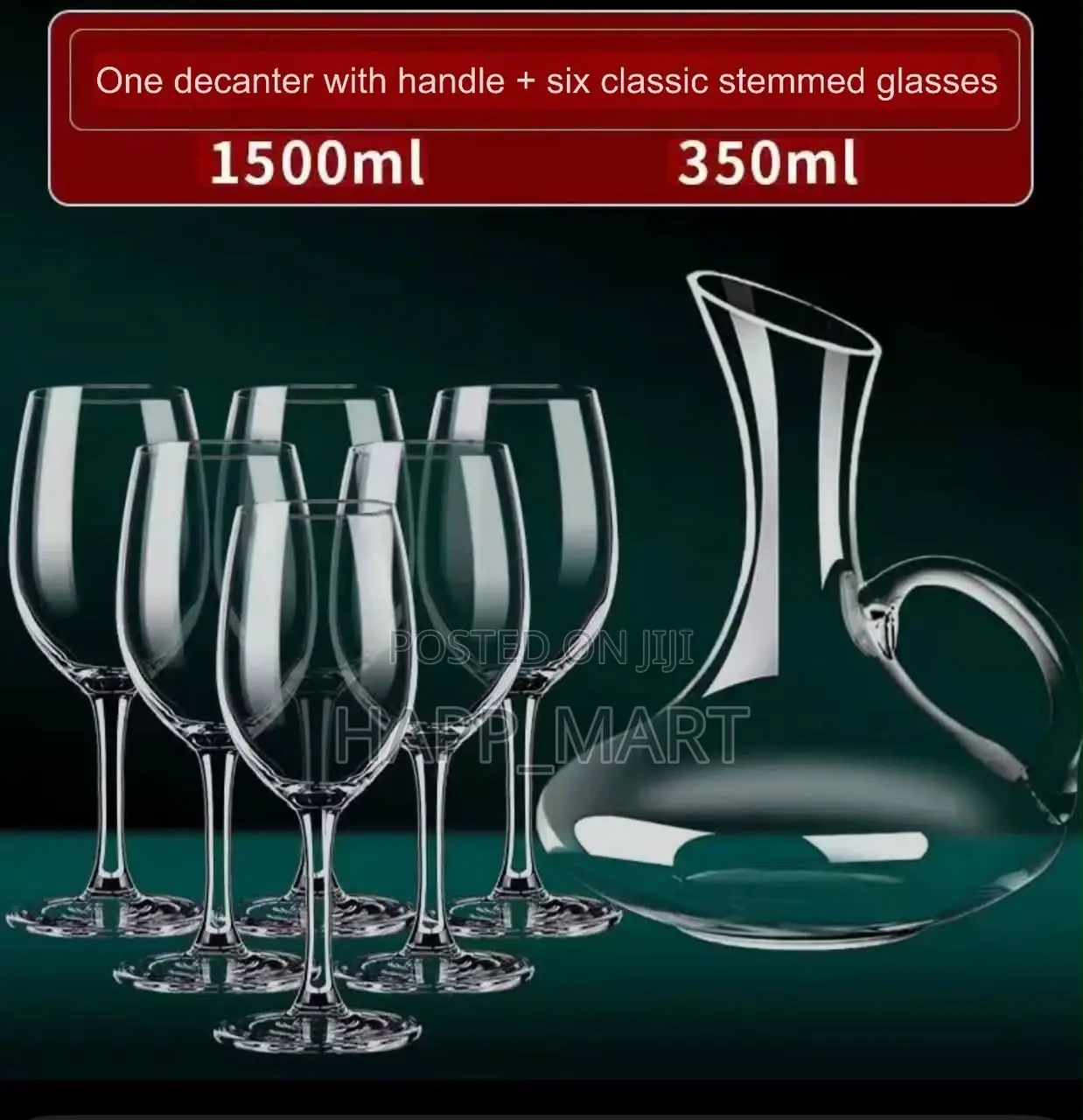 Luxury 7pcs Decanter Set