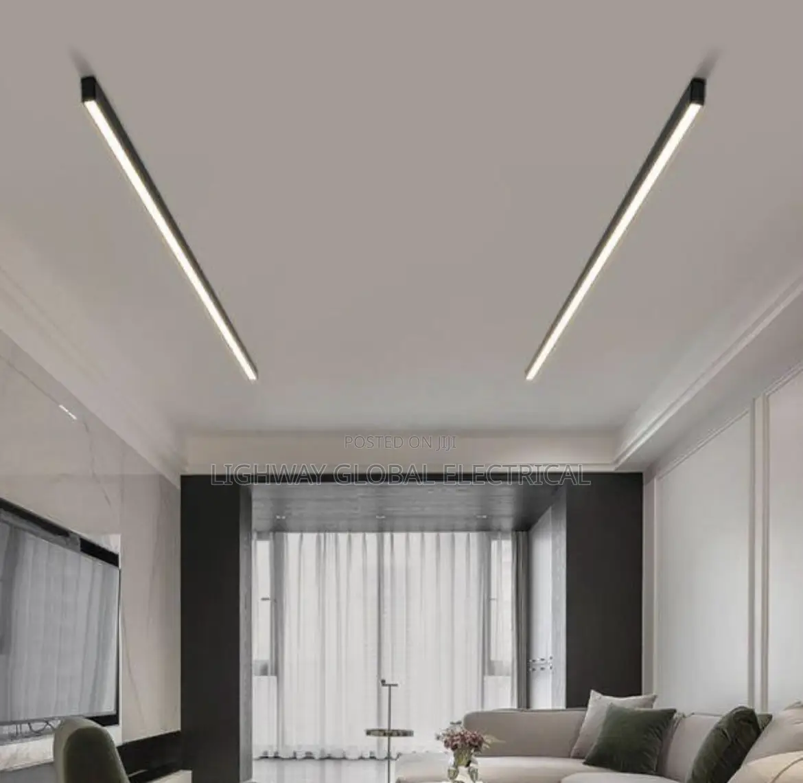 Simple Flosh Minimalist Aisle Led Ceiling Light