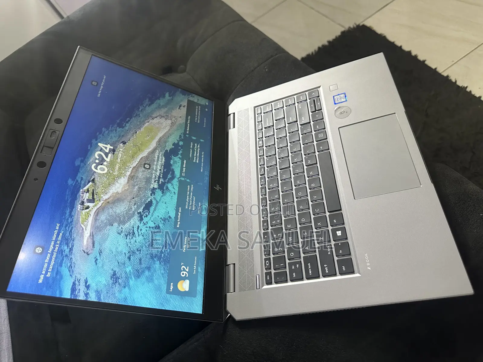 Laptop HP ZBook Studio G5 16GB Intel Core i7 SSD 512GB