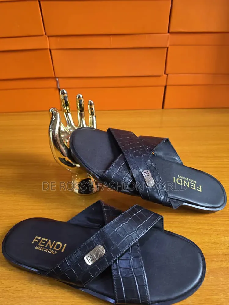 Original Fendi Pam Slippers