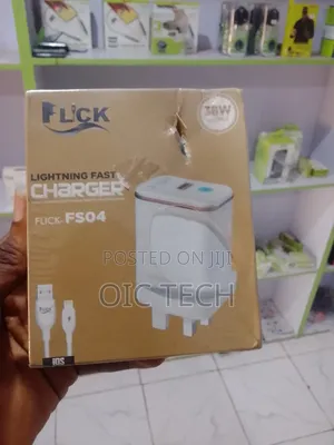 Flick Fs04 Lightning Fast Charger (38w Output) – Ios Charger