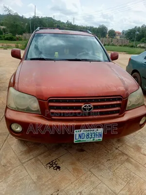 Toyota Highlander Limited V6 4x4 2004 Red