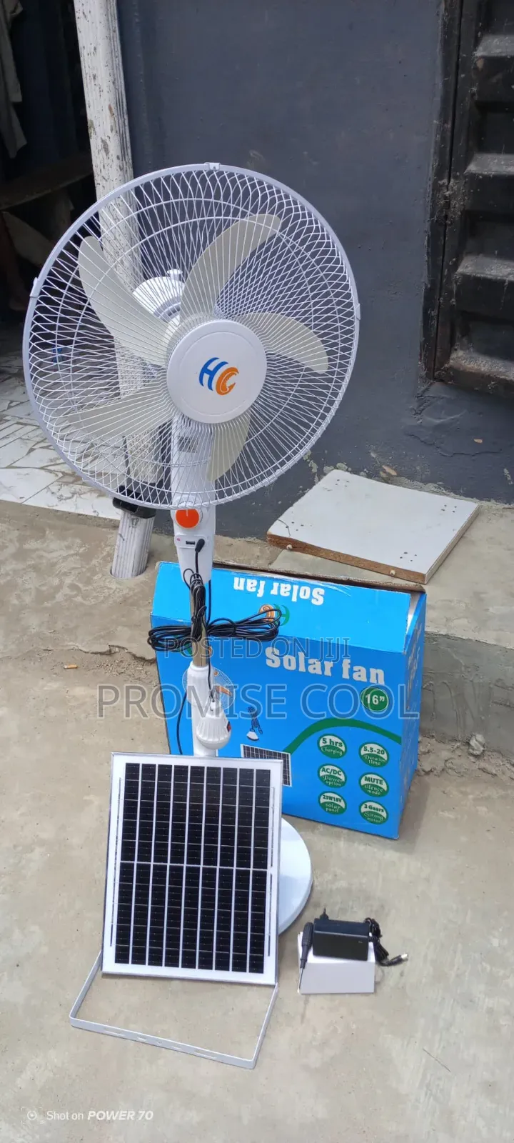 Solar Panel Fan