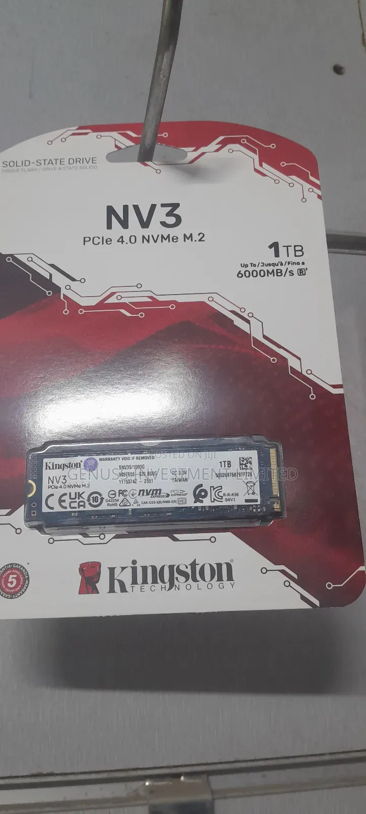 Kingston Nv3 Pcle 4.0 Nvme M.2