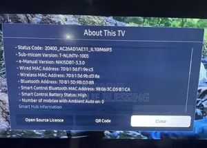 Smart Samsung Tv :55’ Inches 4ktvsamsung 55inc Crystal Uhd