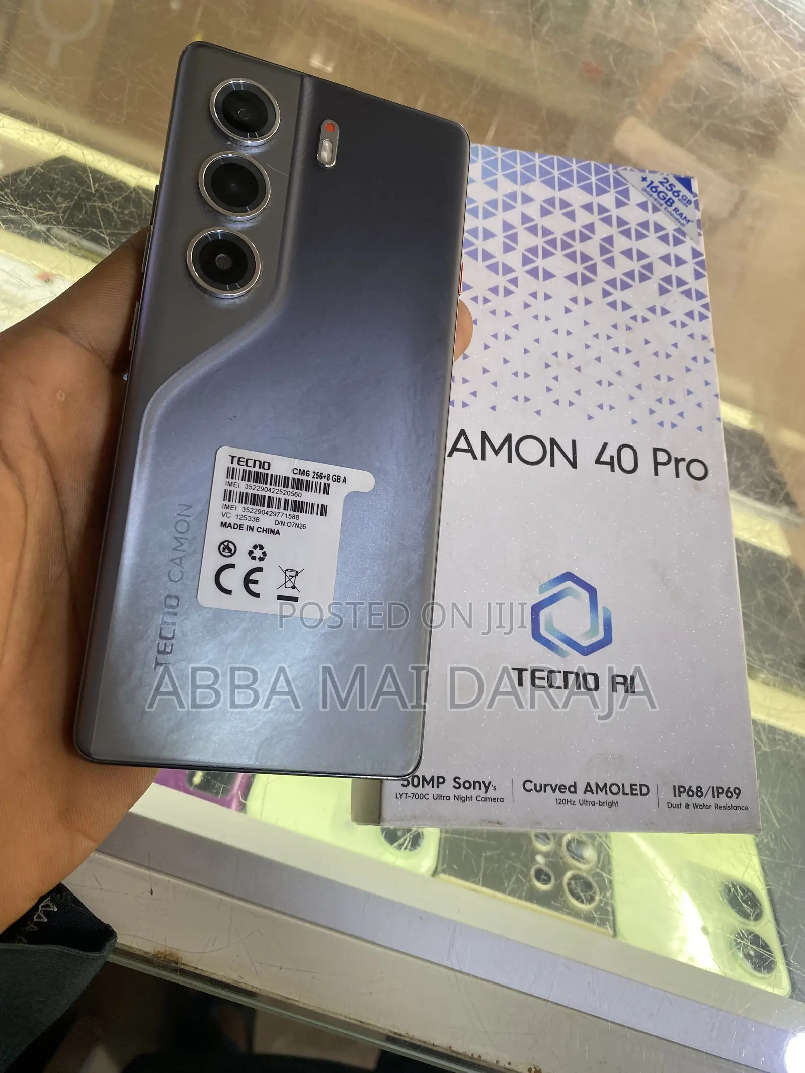Tecno Camon 40 Pro 4G 256 GB Gray