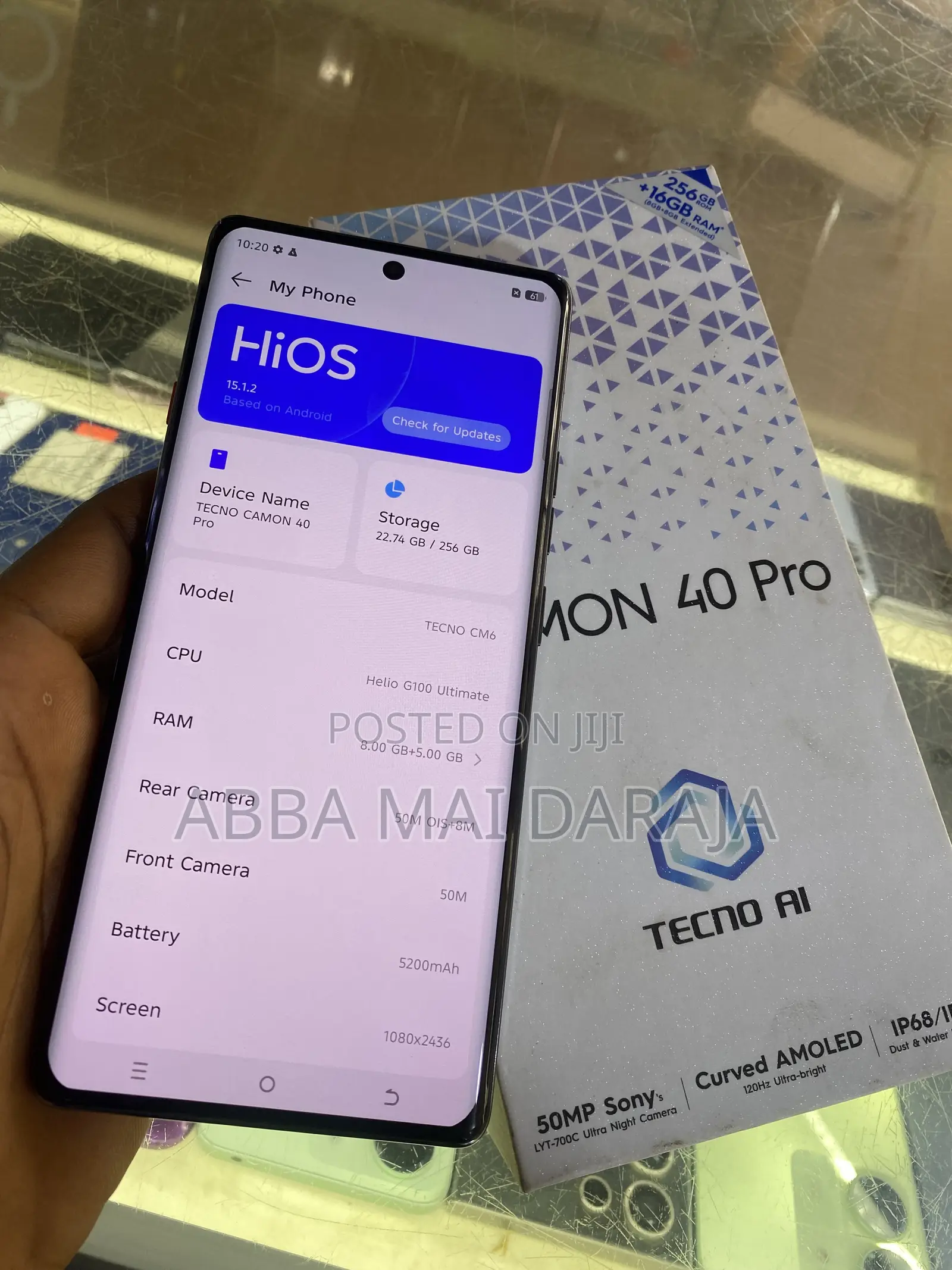 Tecno Camon 40 Pro 4G 256 GB Gray