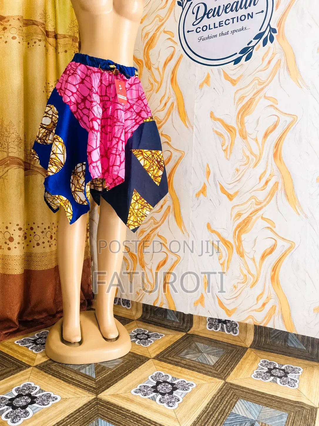 Ankara Handkerchief Skirt